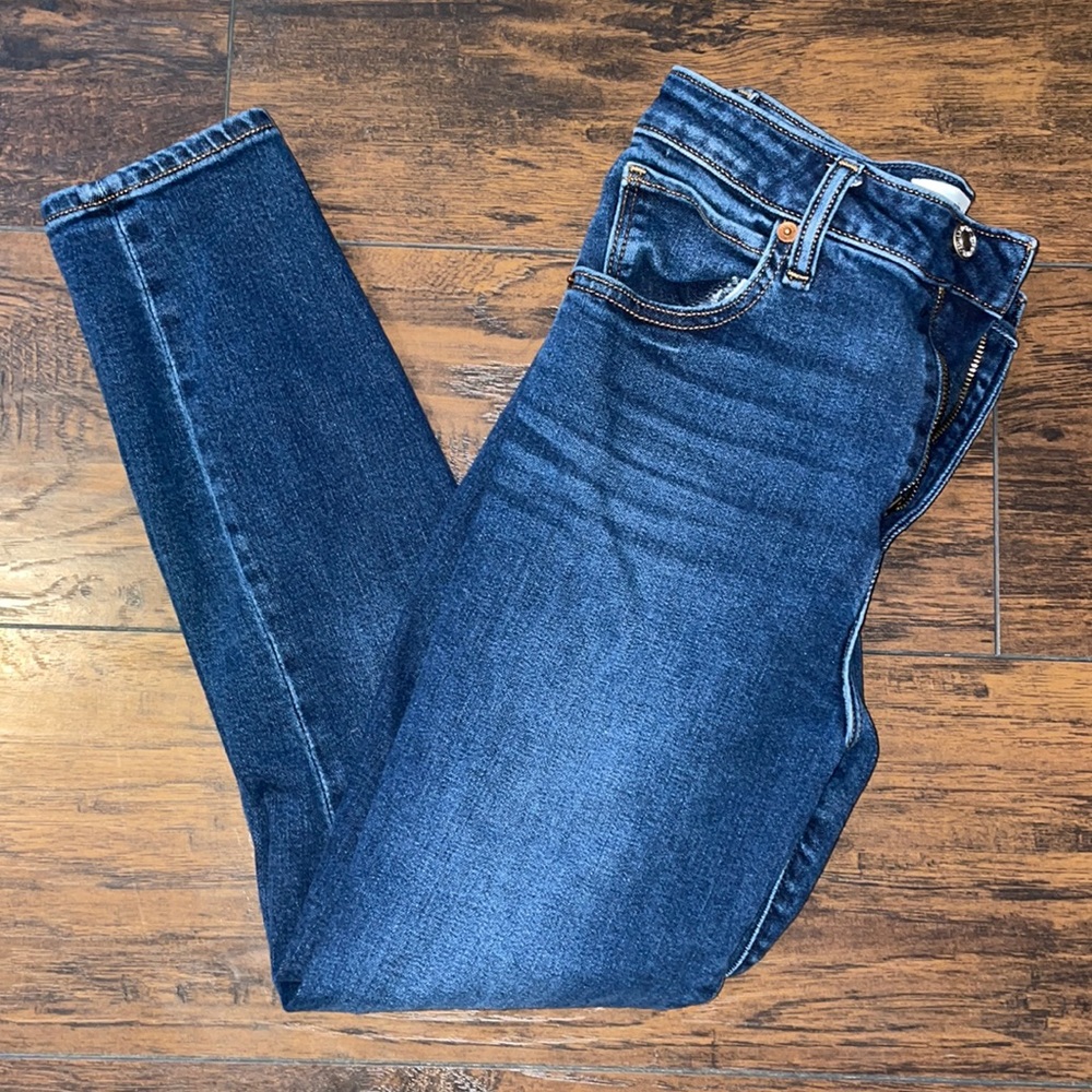 Abercrombie and Fitch Curve Love Super Skinny High Rise Ankle Jeans